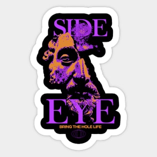 Side eye Design T-Shirt Sticker